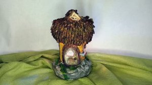 Домик из соленого теста "Каменный домик "