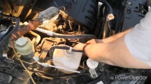 Замена обводного ремня lancerX и замена ремня гидроусилителя