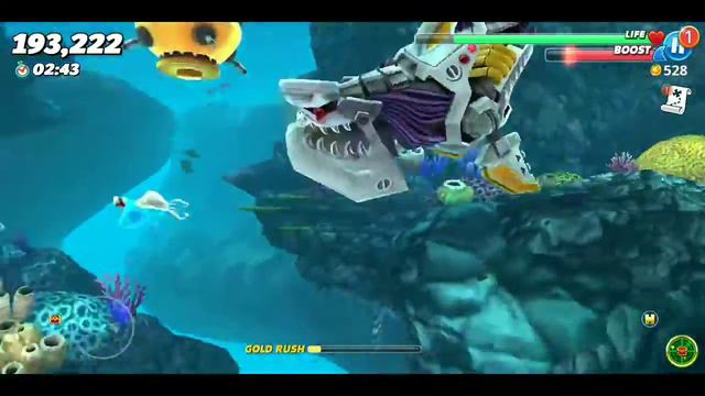 unlocked roboshark | hungry shark world | gameplay with roboshark смотреть онлайн