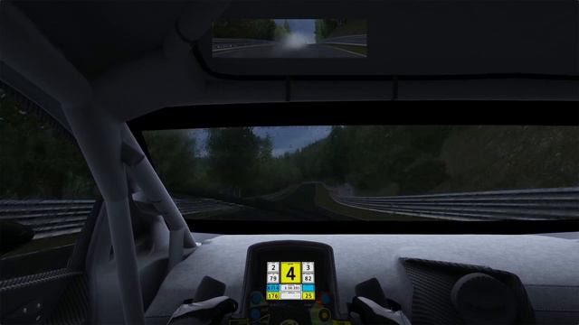 Trying to Survive the GREEN HELL- Nurburgring with Rain Mod Assetto Corsa смотреть онлайн
