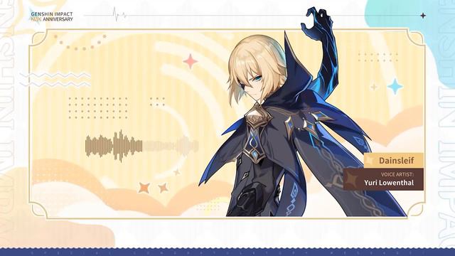 Dainsleif Original Voice Artist - Yuri Lowenthal wishing on Genshin Impact 2nd Anniversary смотреть онлайн