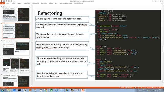 Factory Design Pattern using Perl смотреть онлайн