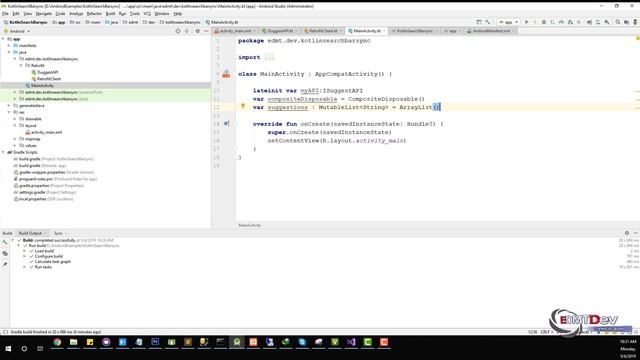 Kotlin Android Tutorial - Sync your Search Bar with Google or YouTube смотреть онлайн