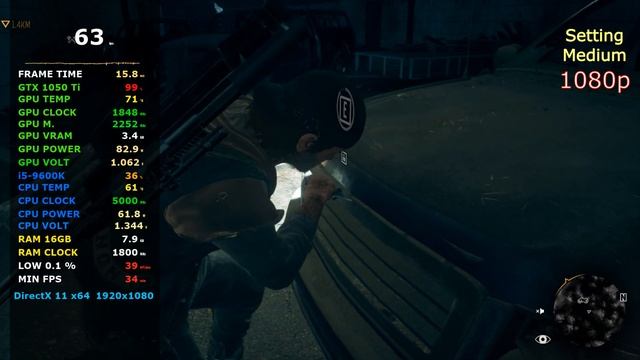 gtx 1050ti(oc) & i5 9600k@5.0ghz __ Test Days Gone смотреть онлайн