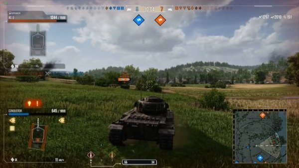 World of Tanks Console на Xbox series X. Первый взгляд на Conqueror.