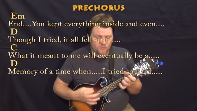 In The End (Linkin Park) Mandolin Cover Lesson in Em with Chords/Lyrics смотреть онлайн
