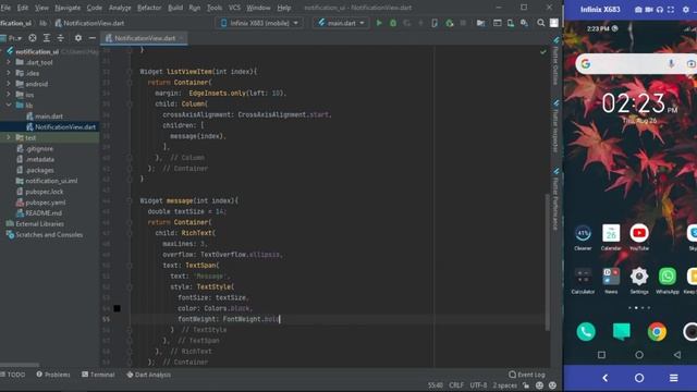 Flutter Notification Screen | HM Tutorials смотреть онлайн