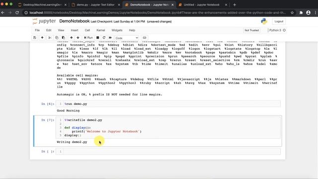 Jupyter Notebook Magic Commands in Python смотреть онлайн