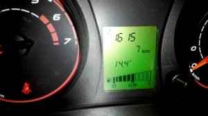 заменили приборку. лада калина 2.