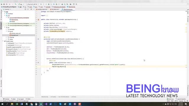 FirebaseRecyclerAdapter using Recyclerview with Firebase Realtime Database in 2020 смотреть онлайн