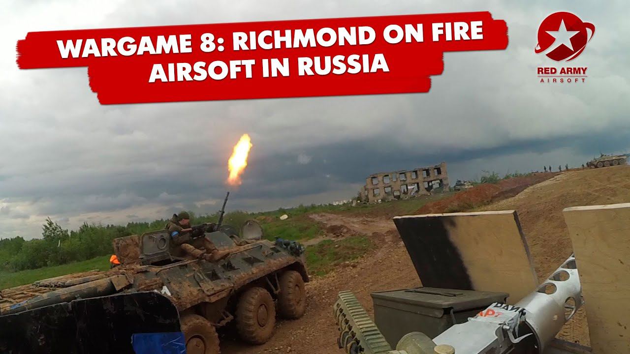 Airsoft Gameplay. Armored War VIII In Russia: Richmond On Fire. Part 3.