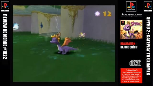 Review de merde #1822 : Spyro 2 - Gateway To Glimmer [PS1] смотреть онлайн