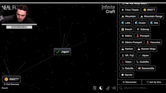 Creating CaptainSparklez In Infinite Craft смотреть онлайн