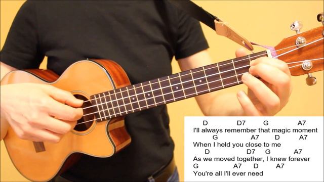 4 Beautiful Ways To Play - Could I Have This Dance - Ukulele Strumming to Fingerpicking & Play Alon смотреть онлайн
