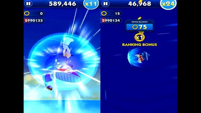 Sonic Dash SONIC VS CLASSIC Android iPad iOS Gameplay HD смотреть онлайн