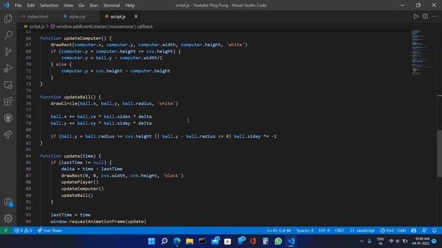 How to make Ping Pong in Javascript in under 15 minutes смотреть онлайн