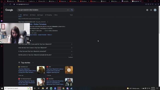 Moistcr1tikal reacts to Top Gun Maverick, Tom Cruise and Scientology смотреть онлайн