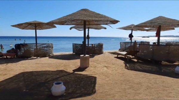 Египет. Хургада. Отель Макади Палас. Выход на пляж отеля. Egypt. Hurghada. Makadi Palace Hotel.