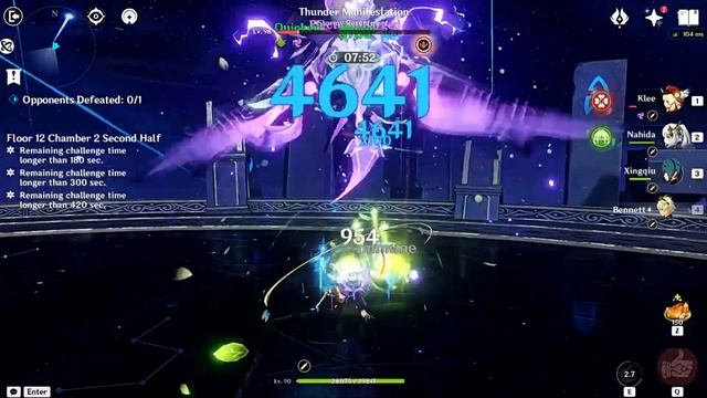 C0 Ayaka Melt & C0 Klee Vape Burgeon Spiral Abyss 3.7 - Floor 12 Full Star (Genshin Impact) смотреть онлайн