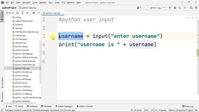 Get Input In Python - Tamil | Python Topic Wise Course смотреть онлайн