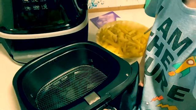 Картошка фри в аэрогриле Kitfort - KT-2209 #Китфорт #Kitfort #аэрогрилькитфорт #аэрогриль смотреть онлайн