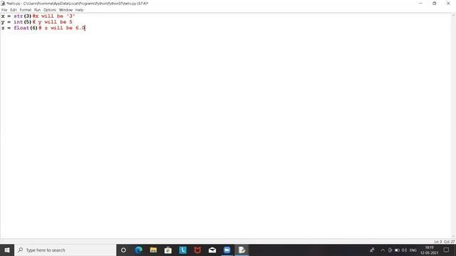 |PYTHON FOR BEGINNERS | |TYPE CASTING | |CODEKAROYAARO| |CLASS 4 | смотреть онлайн
