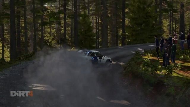 Ford Sierra Cosworth RS500 (logitech g29+shifter) Dirt 4 смотреть онлайн