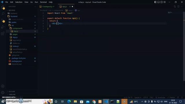 ? Setup base api in react | React Js with Laravel CRUD application | 04 | React js tutorial in hind смотреть онлайн