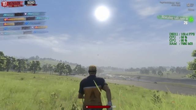 GeForce GTX 1060 -- Intel Core i3-7100 -- H1Z1 King of the Kill FPS Test смотреть онлайн