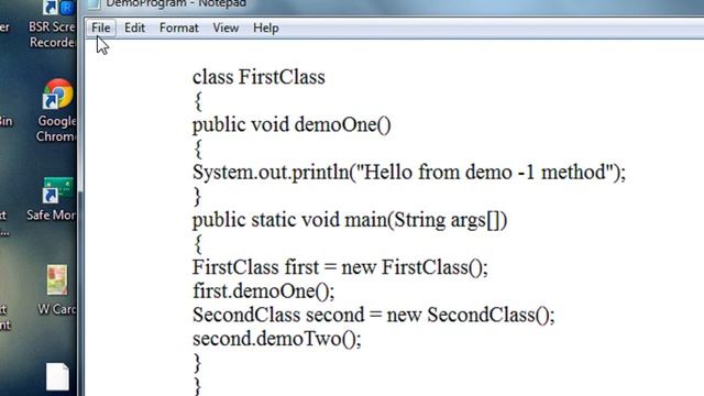 Java tutorial for beginners - 7 - Run a java program using command prompt 2 смотреть онлайн