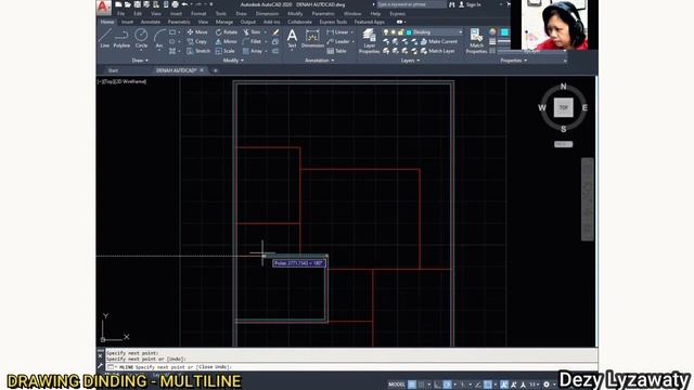2D AUTOCAD - TUTORIAL DENAH 10 x 14 M смотреть онлайн