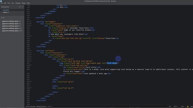 Bootstrap 4 - Portfolio Section with Bootstrap 4 and Brackets Text Editor смотреть онлайн