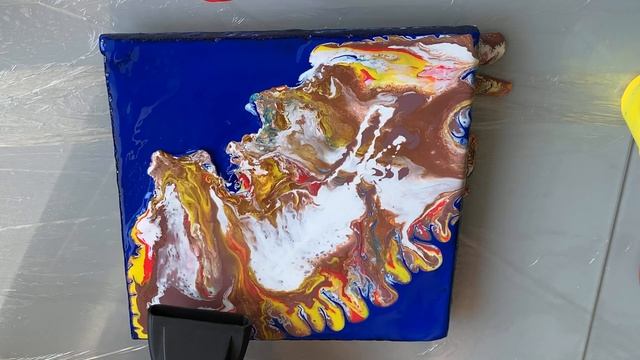 Acrylic Pouring_006_Флюид Арт_Fluid acrylic_Жидкий Акрил _техника в описание_Acrylic Painting смотреть онлайн