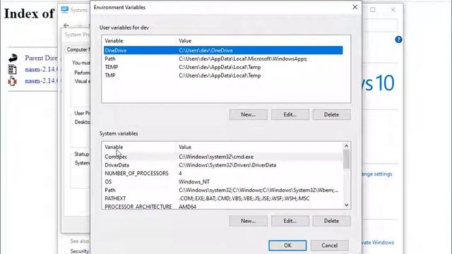 8 Add NASM to path смотреть онлайн