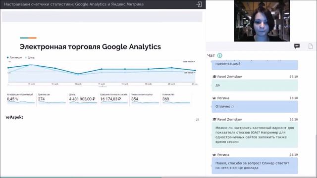 Настраиваем счетчики статистики Яндекс.Метрика и Google Analytics смотреть онлайн