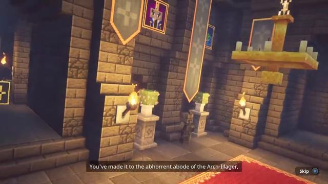 Minecraft Dungeons (Fighting The Nameless One Boss And Confronting The Arch-illager) online смотреть онлайн