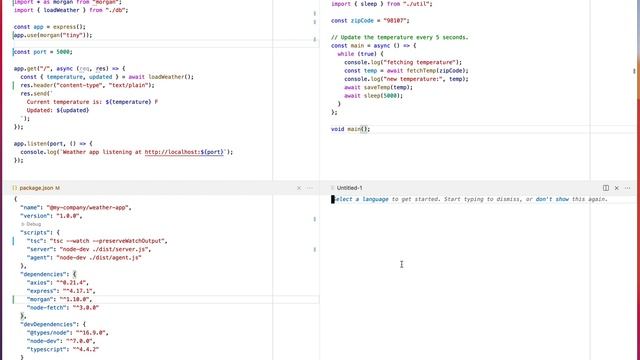 TypeScript App with Procfile смотреть онлайн