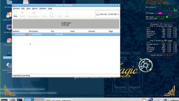 partation magic linux палочка выручалочка