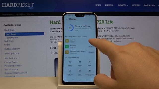 How to Clean Storage in HUAWEI P20 Lite – Remove Unnecessary Data смотреть онлайн