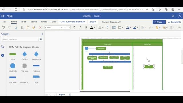 The Business Analysis Session: Day 22: MS Visio Tutorial with Activity Diagram смотреть онлайн