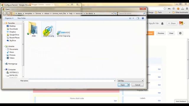 Favicons - Simmer: SEO, Responsive, Shortcode Blogger Template смотреть онлайн