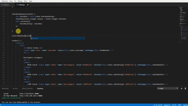 React JS In Urdu ~ Forms (Part 8 of 9) смотреть онлайн
