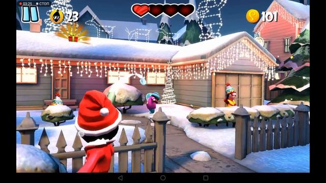Игра в снежки! | SnowJinks Free. смотреть онлайн