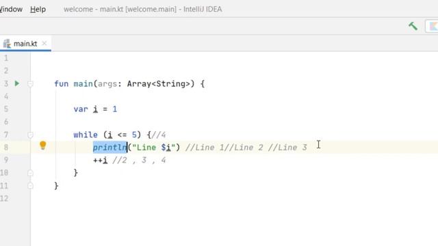 kotlin - while and do while loop смотреть онлайн