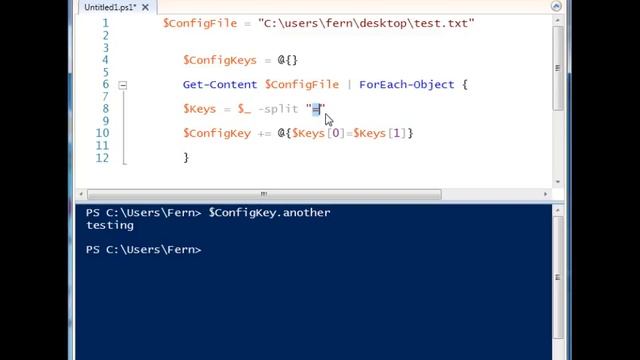 Store script Config/Variable info externally with Powershell смотреть онлайн