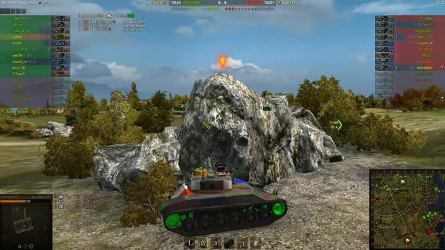 World of Tanks || Bat-Chatillon 25 t || Бой № 3 смотреть онлайн