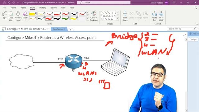 Configure Bridge Interface on the MikroTik router смотреть онлайн
