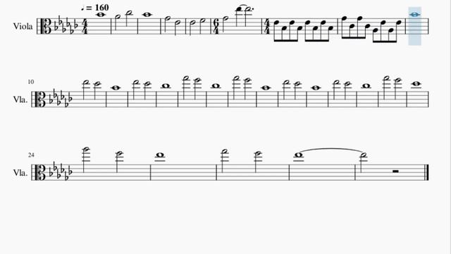 Viola Sheet Music: How to play Avatar the Last Airbender (Intro) by Jeremy Zuckerman смотреть онлайн