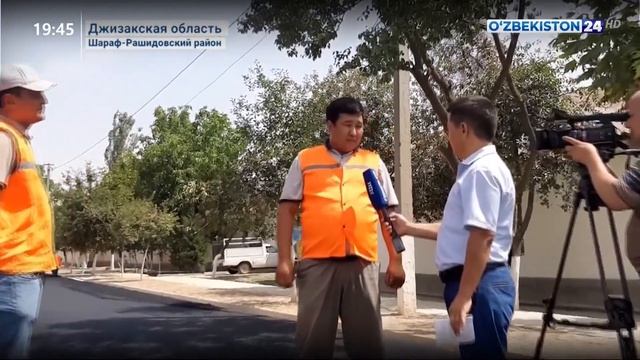 Проект улучшения дорожной инфраструктуры, соединяющей город Джизак с Зааминским районом смотреть онлайн