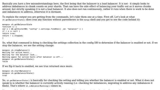 Databases: How to activate shard balancer in sharded MongoDB? (2 Solutions!!) смотреть онлайн